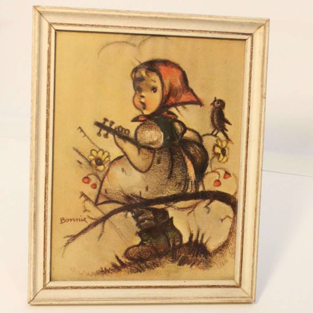 Signed Bonnie-Well Hummel Print